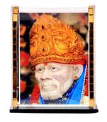 Sai Baba Idol Showpiece Figurine for Car Dashborad Stand