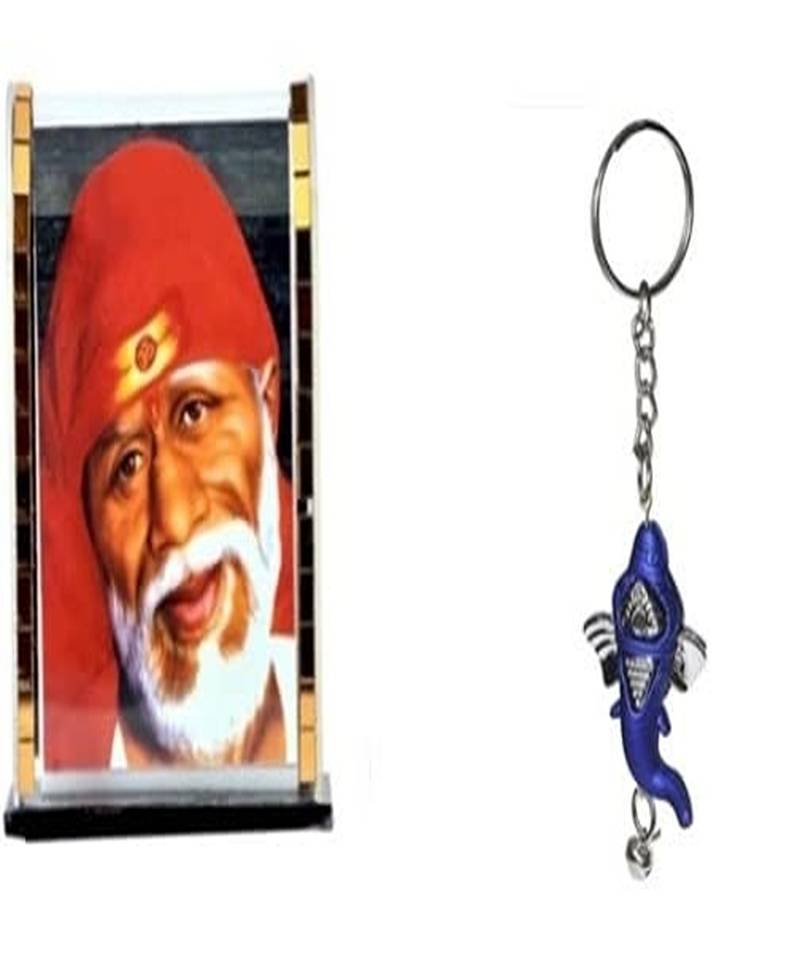 Sai Baba Idol Showpiece Figurine for Car Dashborad Stand