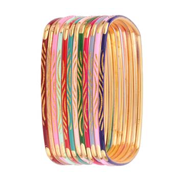 Gold cubic zirconia bangles-and-bracelets 1