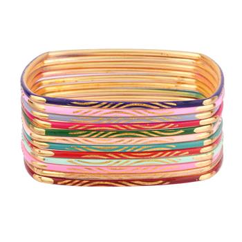 Gold cubic zirconia bangles-and-bracelets 2