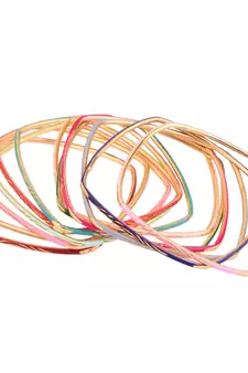Gold cubic zirconia bangles-and-bracelets