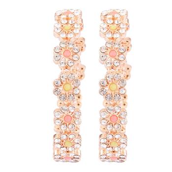 Gold cubic zirconia bangles-and-bracelets 2