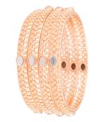 Gold cubic zirconia bangles-and-bracelets