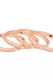 Gold cubic zirconia bangles-and-bracelets