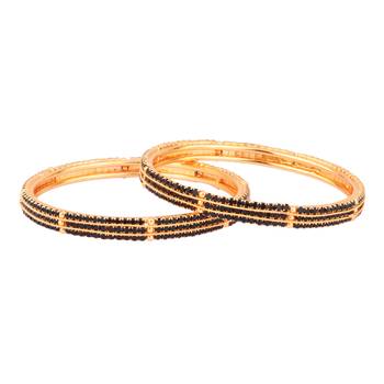 Black cubic zirconia bangles-and-bracelets 3