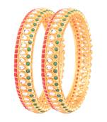 Gold cubic zirconia bangles-and-bracelets