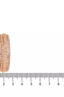 Gold cubic zirconia bangles-and-bracelets