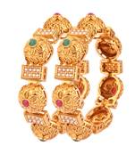 Gold cubic zirconia bangles-and-bracelets