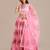 Pink Net Embroidery Work Lehenga Choli For Women