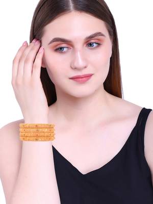 Gold cubic zirconia bangles-and-bracelets 4