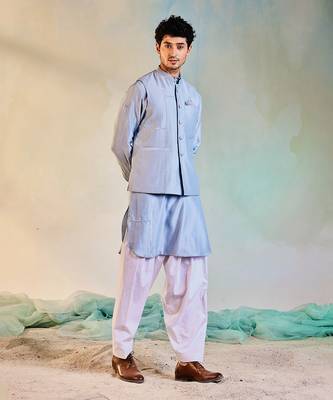Men's Sequin Nehru Jacket 1