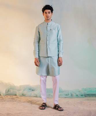 Men's Sequin Nehru Jacket 1
