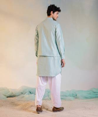 Men's Sequin Nehru Jacket 3