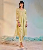 Sequin Gathered Kurta Set 