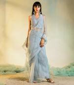 Sequin Organza Pre-stitched Saree