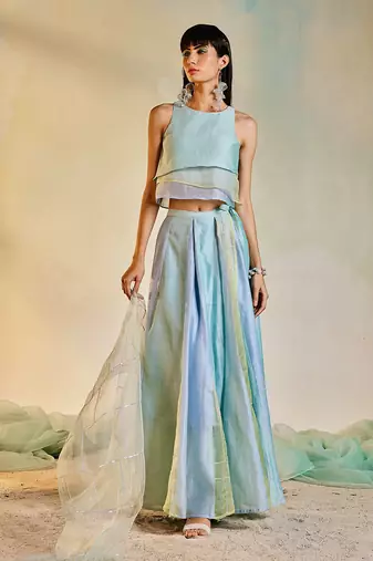 Sequin Multi Lehenga 