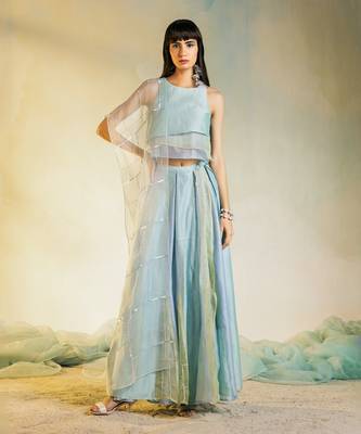 Sequin Multi Lehenga  1