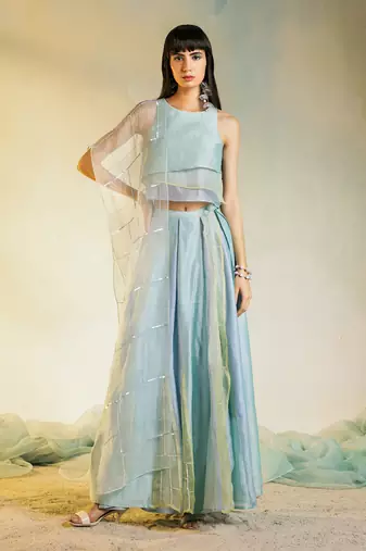 Sequin Multi Lehenga 