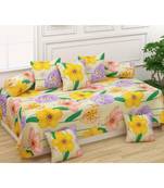 set of 7 set 1 bedsheet 2 bloster &  5cushions