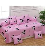 set of 7 set 1 bedsheet 2 bloster &  5cushions