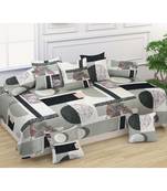set of 7 set 1 bedsheet 2 bloster &  5cushions