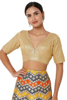 Women's Art Silk Padded Blouse