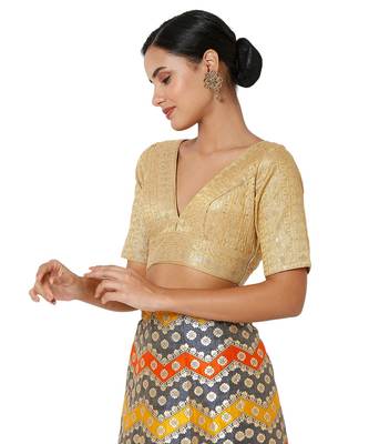 Women's Art Silk Padded Blouse 3