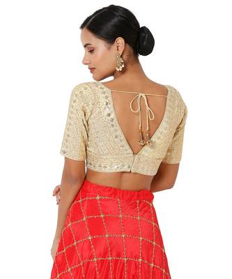 Women's Art Silk Padded Blouse 2