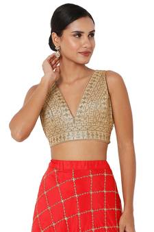 Women's Art Silk Padded Blouse