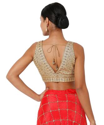 Women's Art Silk Padded Blouse 2
