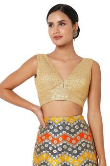 Women's Art Silk Padded Blouse