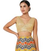 Women's Art Silk Padded Blouse