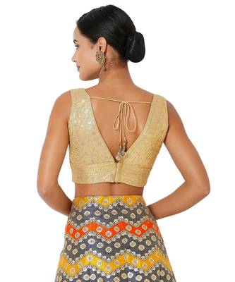Women's Art Silk Padded Blouse 2