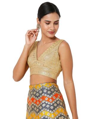 Women's Art Silk Padded Blouse 3