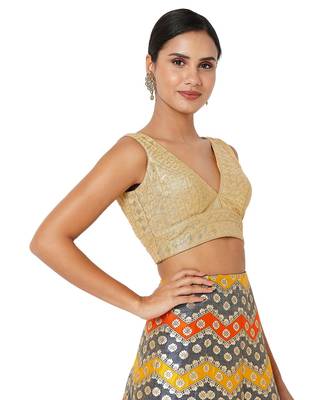 Women's Art Silk Padded Blouse 4