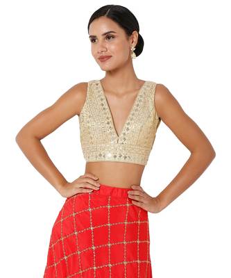 Women's Art Silk Padded Blouse 1