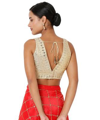 Women's Art Silk Padded Blouse 2