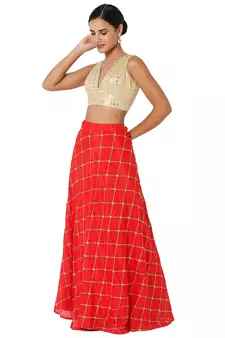 Women's Art Silk Padded Blouse