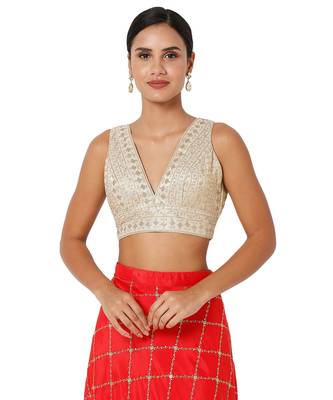 Women's Art Silk Padded Blouse 1