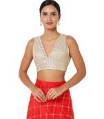 Women's Art Silk Padded Blouse