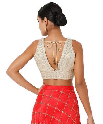 Women's Art Silk Padded Blouse 2