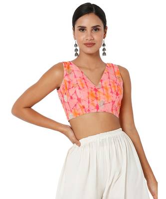 Women's Jacquard Padded Blouse 1
