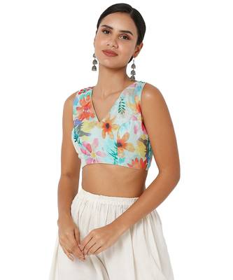 Women's Jacquard Padded Blouse 1