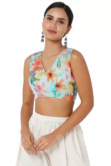 Women's Jacquard Padded Blouse