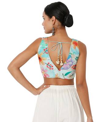 Women's Jacquard Padded Blouse 2