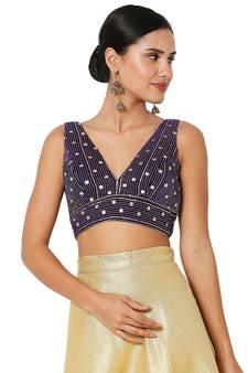 Women's Velvet Padded Blouse