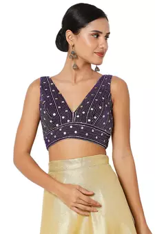 Women's Velvet Padded Blouse