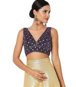 Women's Velvet Padded Blouse