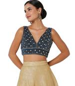 Women's Velvet Padded Blouse