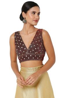 Women's Velvet Padded Blouse